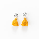 Fleur Earrings - Clover Mustard