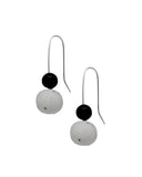 Pearl Drop Earrings - Black